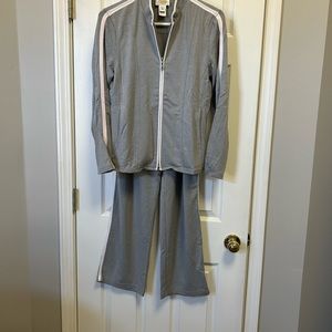 SOLD Talbots 2-pc. grey track suit size small
